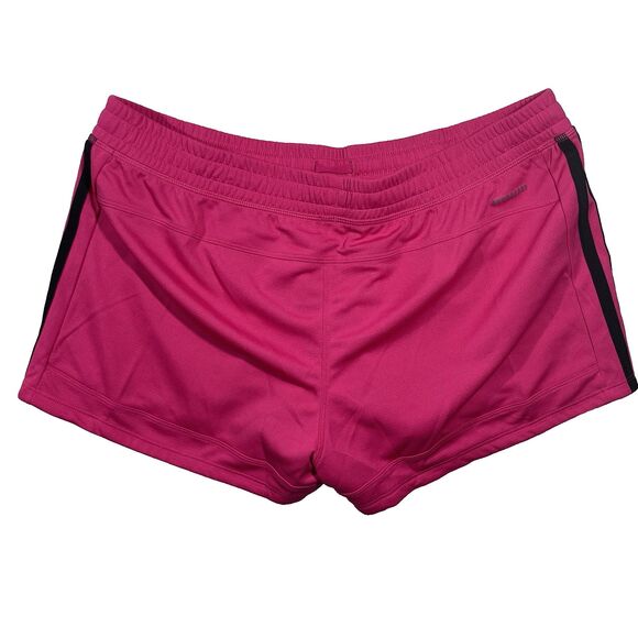 Adidas Logo Pacer 3 Stripe Knit Primegreen Athletic Training Shorts Large - Picture 8 of 8